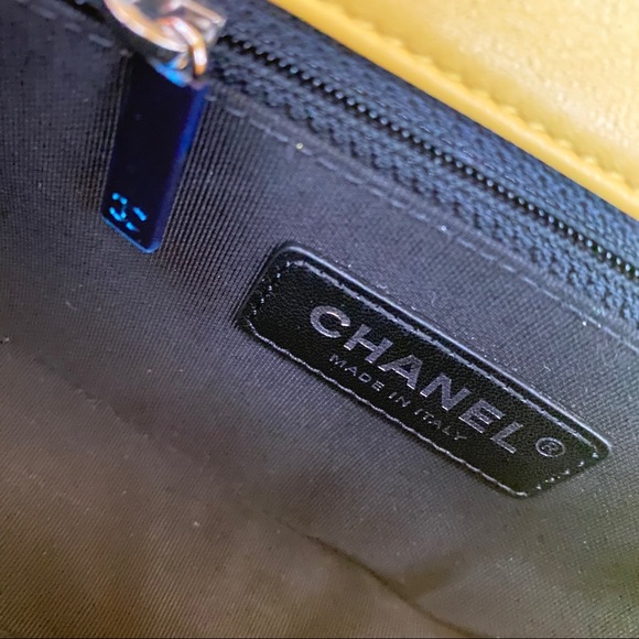 CHANEL Limited Edition Yellow Multicolor Leather Flap Bag - Picture 5 of 6